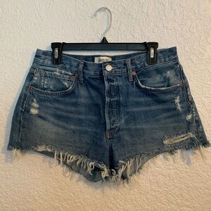 Agolde Parker Vintage Cut Off Short in Dark Swapmeet Size 29